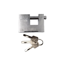Serrure de sécurité plaquée rectangulaire, clé pour avion chromé de 90mm, livraison gratuite