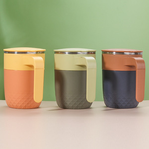 <span class=keywords><strong>Tazas</strong></span> Europeas Portátiles, Taza Aislada, Termo con Asa, 300 ml, Logotipo Personalizado, Taza de Café de Acero Inoxidable SUS304, Taza con Recubrimiento de Aluminio - Product Image 2