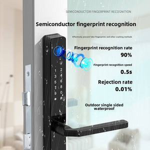Serrure de porte intelligente WiFi numérique en aluminium multi-portes TTLOCK, étanche, sécurisée, avec application Tuya et empreinte digitale - Product Image 3