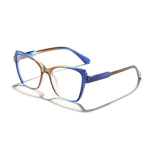 نظارات نسائية بتصميم عصري لعام <span class=keywords><strong>2026</strong></span> بإطار متدرج متعدد الألوان على شكل عين القطة، نظارات أنيقة على الطراز الأوروبي والأمريكي مضادة للضوء الأزرق - Product Image 5