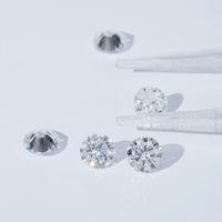Diamantes sintéticos sueltos de corte brillante redondo, color DEF, cultivados en laboratorio HPHT de Starsgem, para la fabricación de joyas.