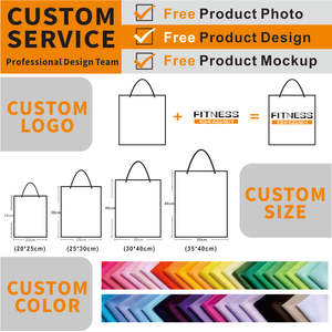 Bolsa de lona con logotipo personalizado a precio bajo, venta al por mayor, pedido a granel, regalo promocional, lona impresa, descuento de gran cantidad - Product Image 4