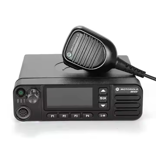 For DM4600 M8660 Walkie Talkie Base Station Intercom DMR Digital Car Radio VHF/UHF GPS Noise Canceling Waterproof Long