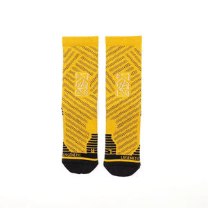 Chaussettes de sport de performance personnalisées Chaussettes de <span class=keywords><strong>compression</strong></span> Crew Marathon Chaussettes de course sur sentier Logo personnalisé - Product Image 6