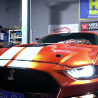 Pour 2015-2017 Ford Mustang GT500 Kit complet de mise à niveau pare-chocs automatiques avec capot et garde-boue Shelby Gt500 Look matériau ABS nouvel état