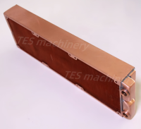 Radiadores de refrigeración líquida para computadora de 240 mm, radiador de CPU de cobre para refrigeración por agua, intercambiador de calor de cobre rojo completo refrigerado por agua