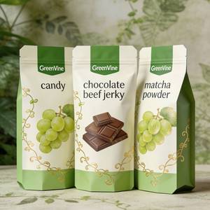 ถุงกระดาษคราฟท์แบบตั้งได้ เป็นมิตรกับสิ่งแวดล้อม ปิดผนึกได้ด้วยซิปล็อค สำหรับบรรจุภัณฑ์กาแฟ ลูกอม และมัทฉะ ป้องกันการซึมผ่านและรักษาความสดใหม่ได้ดี - Product Image 1