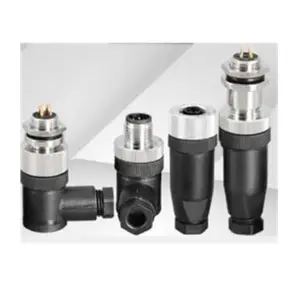 Wasserdichter Felddraht M12 gerade Kunststoff baugruppe 3 4 5 8-poliger M12-Stecker