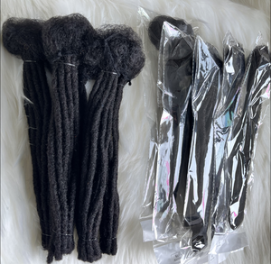 Vente en gros de <span class=keywords><strong>dreadlocks</strong></span> naturels 100% cheveux humains couleur noire naturelle faits à la main - Product Image 3