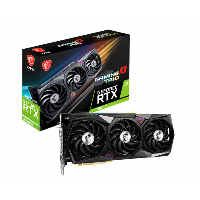 GPU Graphics Card GeForce RTX 3070 Ti GAMING X TRIO 8G 256 Bit for Desktop