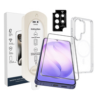 Protection d'écran 3 en 1, protection d'objectif d'appareil photo, coque de téléphone pour Samsung Galaxy S27 Plus ultra