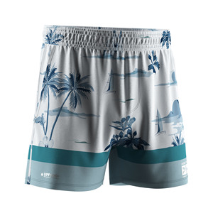 Shorts de protection solaire pour hommes avec cordon de serrage, taille ajustable, coupe active, respirants, pour temps chaud, surf et pêche à la ligne - Product Image 5