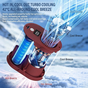 Ventilador de Cintura <span class=keywords><strong>para</strong></span> Exteriores Cuatro en Uno Multifunción, 100 Velocidades, Silencioso, Batería de Larga Duración, Material ABS Pequeño - Product Image 4