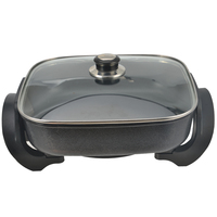Marmite Électrique Coréenne de Haute Qualité 7L 1500W 220V avec Revêtement Antiadhésif, Cuisinière en Verre pour Soupes et Plats Ménagers