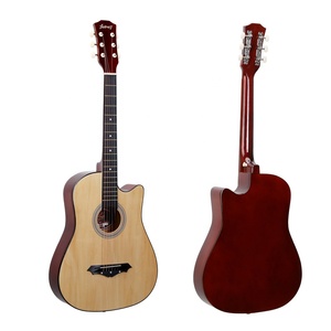 <span class=keywords><strong>Guitarra</strong></span> Acústica de 38 Pulgadas Más Vendida en la Tienda en Línea, Logotipo Personalizado al por Mayor a Precio Económico, 6 Cuerdas de Acero <span class=keywords><strong>para</strong></span> <span class=keywords><strong>Principiantes</strong></span> - Product Image 5