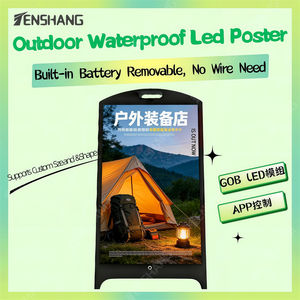 Écran LED extérieur étanche à succès, module GOB P1.538 P1.86 P2 P2.5, écran HD, batterie, application sans fil, panneau d'affichage LED sur roues - Product Image 4