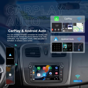 Autoradio Android Podofo 7 pouces 2+64 Go, autoradio, CarPlay, Android Auto, BT, GPS, WiFi, ASP pour Dacia, électronique automobile - Product Image 2