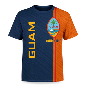 Camiseta 3D Personalizada de Guam, Camiseta con Diseño del Sello de Guam que Expresa el Orgullo Isleño - Product Image 2