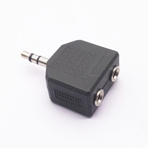 Adaptador Divisor de Audio Estéreo de 3.5mm, 1 Macho a 2 Hembras, Salida de CC para Auriculares, Audífonos <span class=keywords><strong>y</strong></span> Teléfono <span class=keywords><strong>MP3</strong></span> - Product Image 2