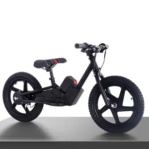 2022 novo modelo criança bicicleta elétrica, bicicleta com bateria 16 polegadas pneu equilíbrio barato e-scooter