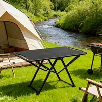 Table pliante d'extérieur en acier au carbone légère pour camping, pique-nique, barbecue, thé – Design Egg Roll – Vente en gros de mobilier