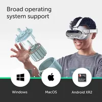 Ultraleap Leap Motion2 pengontrol 3D Sensor gestur untuk PC atau MAC perangkat keras VR baru dengan fitur Mouse pengindera gerak