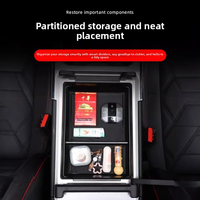 Accessoires intérieurs très demandés, organiseur de console centrale, boîte de rangement en ABS pour accessoires Chery Jetour Traveller T2