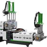 Machine de recyclage des déchets plastiques à vis simple TP 75 kW, tension personnalisée, pour matériaux PP/PE