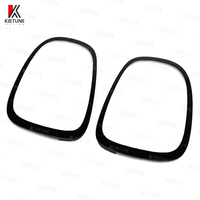 Bande décorative noire brillante pour coffre arrière Mini Cooper F55 F56 F57 2014-2023 – Accessoire de modification extérieure pour voiture