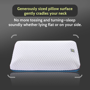 Groothandel ergonomisch traagschuim kussen met nekondersteuning en gebreid <span class=keywords><strong>design</strong></span> voor gebruik in vliegtuigen, kamperen, verpleging en hotels - Product Image 1