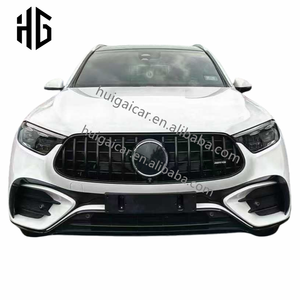 Le plus récent Kit Surround de Style <span class=keywords><strong>AMG</strong></span> pour Mercedes Benz <span class=keywords><strong>GLC</strong></span> <span class=keywords><strong>2023</strong></span> + X254 Kits d'assemblage de lèvre de pare-chocs avant de voiture avec Kit de carrosserie de tuyau d'échappement - Product Image 5