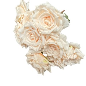Bouquet de roses artificielles Queyiyi, 30 cm-100 cm, multicolores, décoration de mariage et de maison - Product Image 5