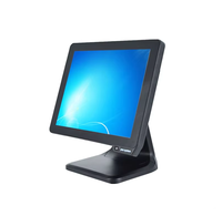 Ordinateur tout-en-un avec écran tactile capacitif en alliage d'aluminium de 15 pouces, processeur I5 ou I7, ventilateur ou sans ventilateur, avec Windows/Linux/Android et Wi-Fi 6