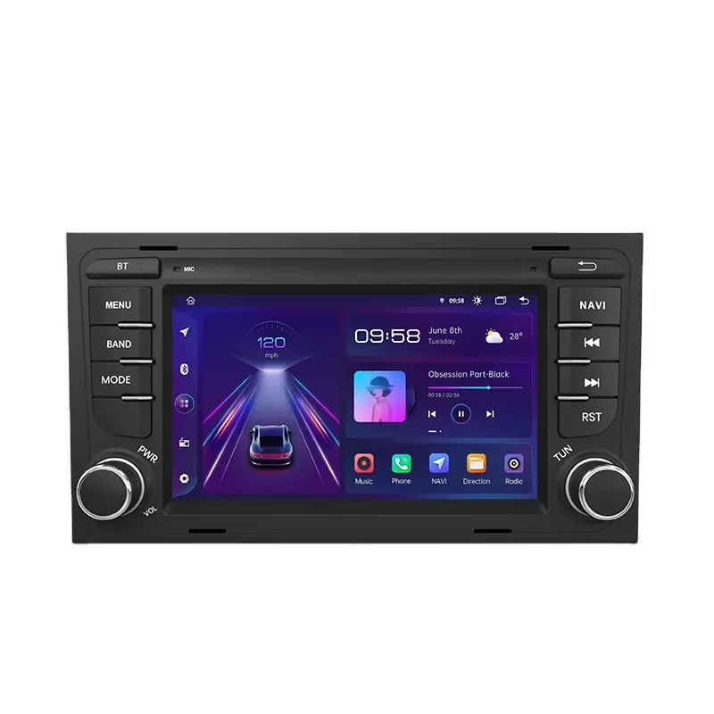 Ue Stock Junsun per Audi A4 Touch Screen Multimedia Android autoradio per Audi A4 B9 B8 B7 B6 S4 RS4 SEAT Exeo 7 "accessori