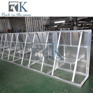 Barrera de Control de Multitudes Enlazable para Conciertos y Eventos Deportivos, Valla de Barricada de Aluminio para Control de Multitudes en Venta - Product Image 5