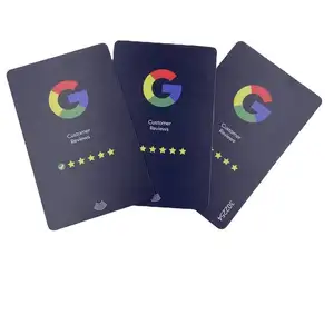 Qr codice recensione google stand Contactless smart Google recensione NFC card,