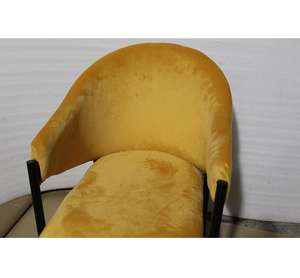 Sillas de Jardín de Lujo con Acabado Liso y Patas de Metal, Asientos Portátiles Cómodos para Mesa de Comedor, Hogar y Parque - Product Image 6