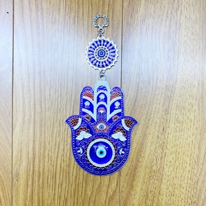 Colgante <span class=keywords><strong>de</strong></span> pared <span class=keywords><strong>de</strong></span> ojo turco <span class=keywords><strong>de</strong></span> Fátima, colgante <span class=keywords><strong>de</strong></span> Metal para decoración del hogar, <span class=keywords><strong>mano</strong></span> <span class=keywords><strong>de</strong></span> Hamsa - Product Image 4