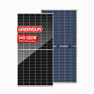 Hot Selling 540 Watt 545 Watt 550 Watt 560 Watt Große halb geschnittene Solarzellen Solar panel für Solarpark