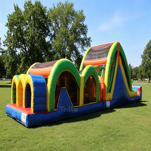 Circuito <span class=keywords><strong>de</strong></span> Obstáculos Inflable Grande para Adultos, Campo <span class=keywords><strong>de</strong></span> Entrenamiento Inflable con Obstáculos - Product Image 5