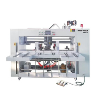 Machine de couture de carton ondulé, boîte semi-automatique à grande vitesse, 2 pièces, double servo