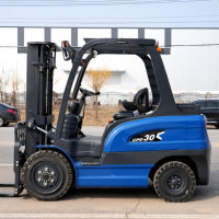 Chariot élévateur électrique compact Solreign CPD 60V 3.5T/5T robuste, batterie lithium-ion, économie d'énergie, zéro émission, visibilité large, faible encombrement