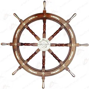 Bronze âncora design navio w/alça em latão-clássico navio volante decoração da parede & presente por arte náutica home-sg17019