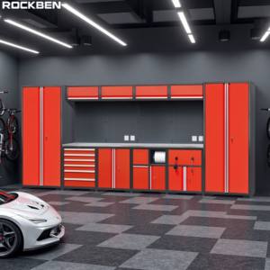 ROCKBEN Combinaisons de <span class=keywords><strong>garage</strong></span> industrielles robustes, armoire à outils combinée en acier robuste pour atelier de <span class=keywords><strong>garage</strong></span> pour un rangement efficace - Product Image 1