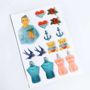 מדבקות ויניל אפוקסי חמודות במבצע חם, איכותיות, מגוון אלמנטים ימיים לפרויקטים יצירתיים של ילדים ולקישוט יומן טיולים - Product Image 2