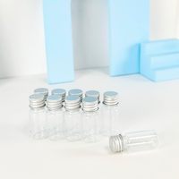 Flacon en plastique de petite taille pour poudre liquide médicale, étanche, avec bouchon à vis en aluminium, marque privée, 10 ml, 30 ml, 0,34 oz, 1 oz