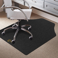 Tapis de chaise de bureau pour tapis, tapis de sol de bureau transparent pour moquette basse, plate et sans poils, protecteur de tapis épais et robuste
