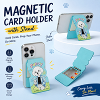 Portefeuille magnétique promotionnel personnalisé avec logo, compatible MagSafe, porte-cartes pour cadeaux d'entreprise et image de marque