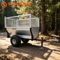 Remorque à benne basculante à 3 voies pour quad et VTT