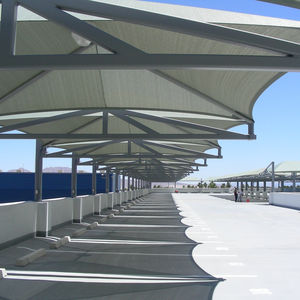 Abri de stationnement pour voiture imperméable, 15 ans de service, abri de stationnement paysager, abri de stationnement en métal, garage pour voiture, abri pour hôtel, terrasse - Product Image 1